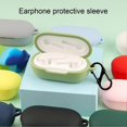 thumbnail image 3 of Funda protectora de silicona suave a prueba de golpes para auriculares compatibles con Bluetooth para OnePlus Buds Z2, verde claro, 3 of 5