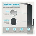 thumbnail image 5 of Collines Series 55 in. 2-Jetted Shower Tower in Matte Black with Heavy Rain Showerhead, Spray Wand, and DIY Friendly, 5 of 8