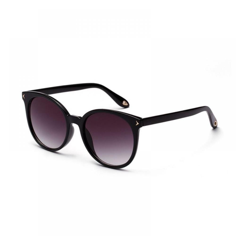 Round Sunglasses for Women Men, Retro Polarized Acetate Sunglasses Classic Fashion Designer Style - image 1 of 4