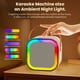 thumbnail image 2 of Bocina JYX, Bocina Bluetooth Portátil con 2 Micrófonos Inalámbricos, Luces RGB, Altavoz Bluetooth Compatible con Entrada TF/AUX y voz Mágica Divertida, 2 of 9