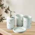 thumbnail image 2 of Accesorios de Baño Conjunto Dispensador de Jabón Del Dispensador de Loción de Blanco 4 piezas, 2 of 8