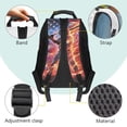 thumbnail image 4 of Yuyamidu American Flag Bookbag for Kids Boys 11 Years Old Baseball Student Bookbag Primary School Bags Teen Middle School Backpacks, 4 of 7