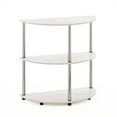 thumbnail image 7 of Furinno Frans Turn-N-Tube Contemporary Composite Wood Console Table with Shelves, White Oak, 7 of 7