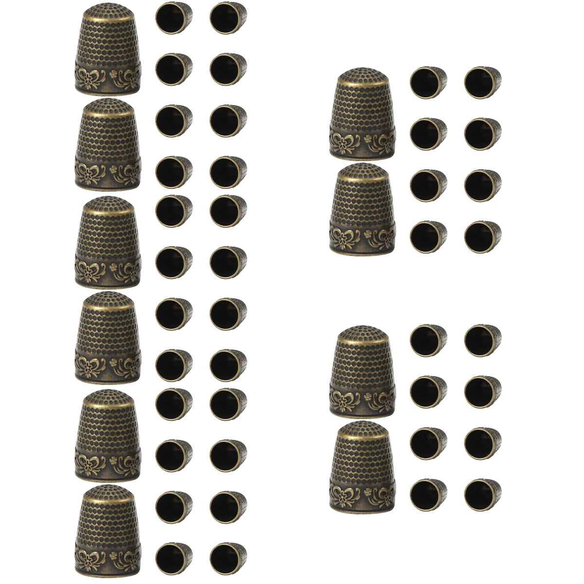 5 Pack Pins Sewing Finger Sleeves Thickened Thimble Finger Cot 2.40X1.80X1.80CM
