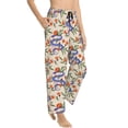 thumbnail image 3 of Cauagu Snake Pajama Pants for Women Loose Fit Wide Leg Trouser Pants Casual Elastic Waist Drawstring Lounge Pants, 3 of 6