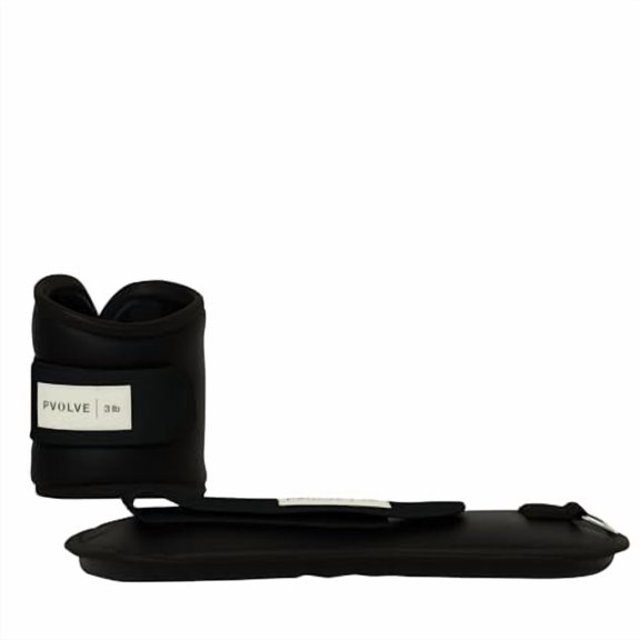 Pvolve Adjustable Ankle Weights for Men & Women, Wrist or Ankle Weights, Tone and Sculpt Your Body, Legs & Core, Used for at Home Workouts, Walking, Dancing or Pilates, 1 Pair