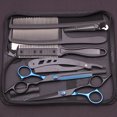 thumbnail image 1 of Professional Haircutting Scissor Set, Black & Blue, 1 of 6