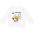 thumbnail image 2 of Inktastic I'm Digging Being 2 Birthday Truck Toddler Sweatshirt, 2 of 4