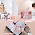 thumbnail image 4 of Matsuzay Bolsa práctica con gran apertura para acceder y organizar fácilmente la bolsa de de viaje portátil para cosméticos Juegos de accesorios de baño, 4 of 6