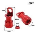 thumbnail image 2 of Bicycle Pedal Mount Fixing Adapter Portable Quick Release Pedal Holder Buckle, 2 of 8