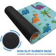 thumbnail image 6 of Long Mouse Pads for Desk,Light Blue Dinosaurs Palms Eggs Pattern Desk Mats on Top Of Desks, Desk Mouse Pad Extra Large with 3mm Non-Slip Base and Stitched Edge for Gaming,Office,Work,Home 31.5"x11.8", 6 of 6