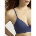 thumbnail image 4 of Joyspun Women's Wireless Seamless Matte Mini Rib Bra, Sizes XS-3XL, 4 of 6