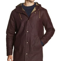 Weatherproof Mens Wax Raincoat, Red, Medium (Regular)
