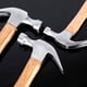 thumbnail image 3 of 1 martillo carpintero, martillo multifunción, martillo de acero forjado, martillo de garra de acero, mini con mango ergonómico de madera y aplicable a varias ocasiones., 3 of 5