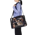 thumbnail image 6 of Monkey Premium Pet Carrier Bag - 900D Oxford Cloth, Sherpa Base, Nylon Webbing | Size: 17x10x11.8 in | Durable and Stylish Dog Travel Tote, 6 of 7