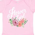 thumbnail image 4 of Inktastic Flower Girl Hand Lettering with Flowers Illustration Girls Baby Bodysuit, 4 of 5