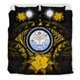 thumbnail image 3 of Juego de cama Hibiscus Amarillo Isla Marshall, 3 of 7
