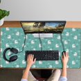 thumbnail image 4 of Long Mouse Pads for Desk,Green Cartoon Unicorn Pattern Desk Mats on Top Of Desks, Desk Mouse Pad Extra Large with 3mm Non-Slip Base and Stitched Edge for Gaming,Office,Work,Home 47.3"x23.6", 4 of 6