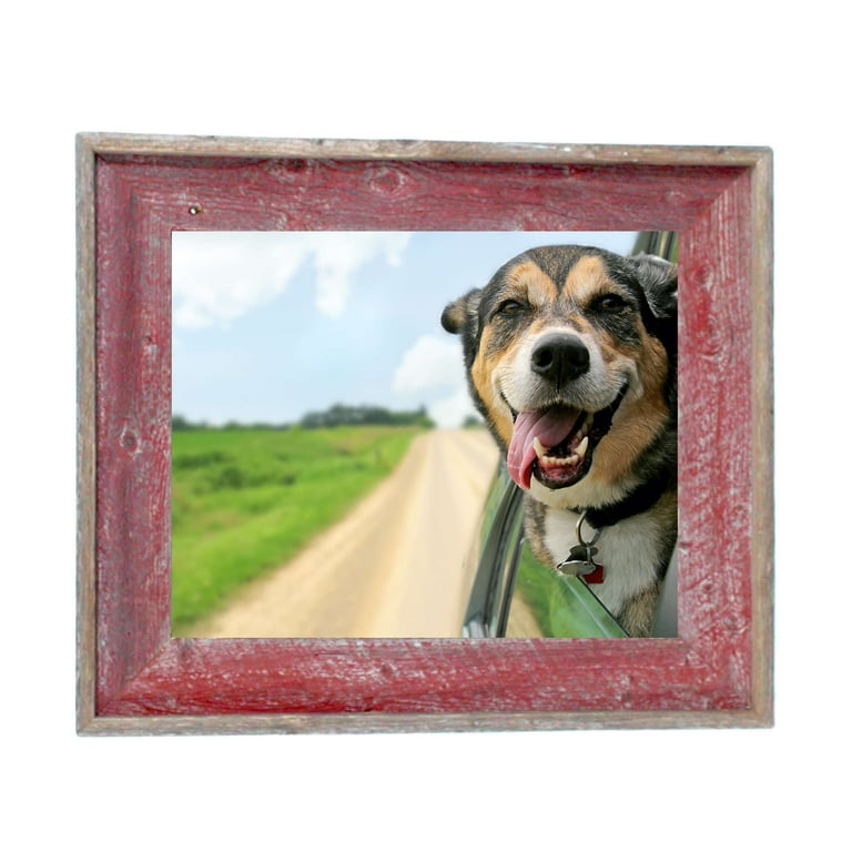 11” X 14” Rustic Farmhouse Red Wood Frame 11” X 14” Rustic Farmhouse Red Wood Frame