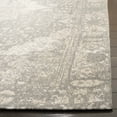 thumbnail image 3 of SAFAVIEH Classic Vintage Tris Floral Bordered Polyester Runner Rug, Silver, 2'3" x 8', 3 of 7