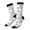3 Black, variant on Rabbit And Cloud Print Adult Socks for Men & Women,Calf Socks, Ankle Socks,Boots Socks,Breathable Casual Sock,Unisex Crew Socks
