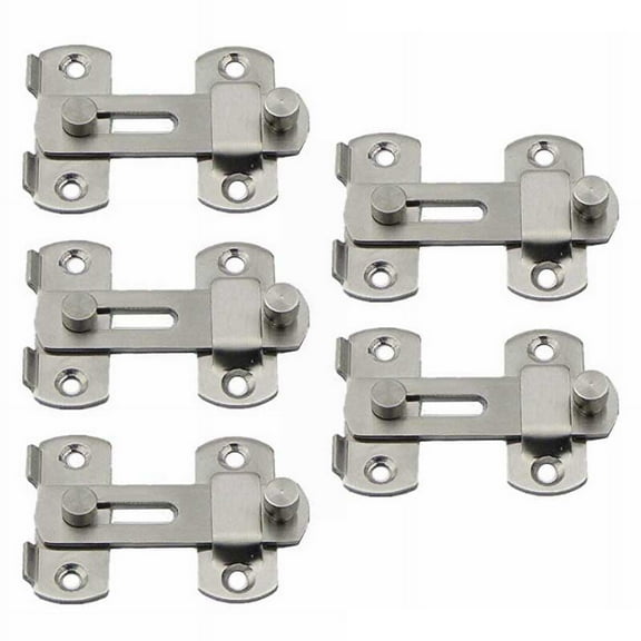 5Pcs 20X50X70mm Stainless Steel Gate Door Bolt Latch Slide Lock Hardware