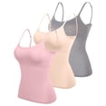 thumbnail image 4 of Ruyang Cingard Shoulder Slim Short Navel Hot Girl Small Vest Fashion Womens Solid Color Hanging Neck Backless Wrap Bra Top Fitted T Shirt, 4 of 7