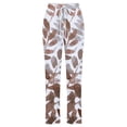 thumbnail image 3 of Mefallenssiah Mode Femmes Pantalon Décontracté Imprimé Floral Élastique Ample Jambe Large Droite, 3 of 4