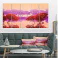 thumbnail image 1 of Red and Purple Japanese Gardens - Large Landscape Canvas Art Print, 1 of 4