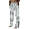 Mens Pajama Pants Ultra Lightweight Bottoms Sleepwear Bottom Elastic