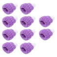 thumbnail image 4 of 10PCS Knitted Small Christmas Hat Santa Claus Christmas Hats Headdress Party Favors DIY Handmade Accessories (Purple), 4 of 6
