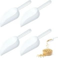 thumbnail image 1 of Pièces Pelles à Glace En Plastique, pelles à glace transparentes réutilisables en plastique pour Mariage Anniversaire Cuisine bar pour la glace Bonbons Sucré Dessert Buffet café crème glacée, 1 of 5