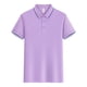 thumbnail image 4 of Playeras Elvqul Hombre Polo Morado Mayor Manga Corta Liso Solapa Botones, 4 of 5