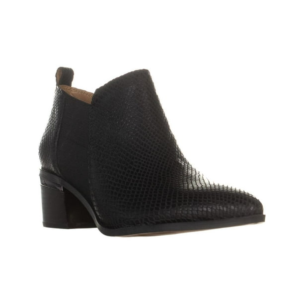 franco sarto snakeskin booties