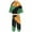 Green, variant on LOLANTA Boys' Girls' Color Block Jacket Track Pants Sets Hip Hop Dance Patchwork Clothes Unisex Streetwear