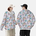 thumbnail image 4 of Fotbe Unicorn DoingYoga Chaqueta con Protección Solar UPF 50+ para Hombre y Mujer, Camisa con Capucha y Bolsillos-X-Large, 4 of 7