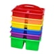 thumbnail image 2 of Juego de 6 cajas de almacenamiento para el aula, contenedores apilables y versátiles para maquillaje. Paquete en bolsa OPP, 2 of 9
