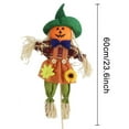 thumbnail image 2 of Keimprove Standing Scarecrow Small Fall Harvest Scarecrow Decoration 23.62" Halloween Garden Scarecrows Thanksgiving Decoration for Garden Home Yard Porch, 2 of 6