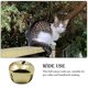 thumbnail image 5 of Methold 50 Uds. Colgante de campana DIY, suministros para manualidades de tamaño pequeño, accesorio para manualidades, colgantes de Collar de gato de Ropa para mascotas Methold PT004992-01, 5 of 6