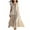 C-Beige, variant on Lovskoo Cotton Linen Dresses for Women 2025 Casual Summer Loose Short Sleeve Long Maxi Summer Beach Swing Dress Beige