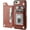 Brown, variant on REQO iPhone 7 Plus iPhone 8 Plus Wallet Case with Card Holder, Premium PU Leather Kickstand Card Slots Case,Double Magnetic Clasp and Durable Shockproof Cover 5.5 Inch(White)