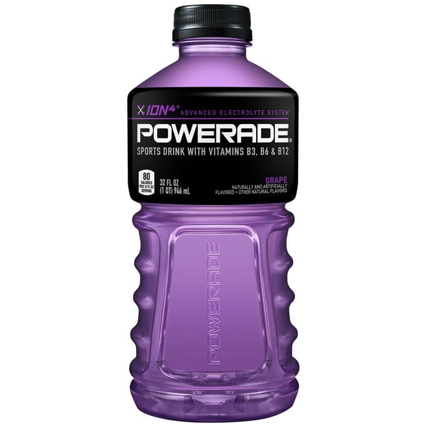 POWERADE Zero Grape, ION4 Electrolyte Enhanced Fruit Flavored Zero