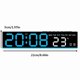 thumbnail image 2 of Electronic Clock Multi Functional Digital Alarm Clock Date Temperature Display LED Clock, 2 of 4
