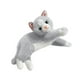 thumbnail image 5 of Juguete de peluche de gato realista, adorable regalo de cumpleaños, animal de peluche para sofá Gris, 5 of 9