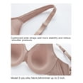 thumbnail image 6 of AILIVIN Wire Bras for women Full figure minimizer Smoothing bra seamless cups non padded T Shirt underwire support comfortable full coverage womens bras Warm Taupe 36C 36 C, 6 of 8