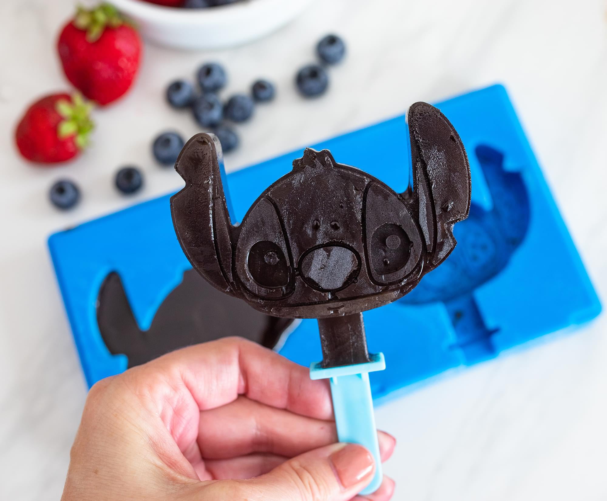 Disney Lilo Stitch Straw Topper Silicone Mold Chocolate Candy