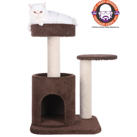 UPC: 0815481011519 | Armarkat Carpeted real wood Cat Tree Gym Scratching Post F3005 Coffee Brown 30 inch