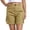 1d# Light Brown, variant on Cargo Bermuda Shorts for Women Zipper Button Front Thigh High Solid Color Hiking Running Outdoor Pants with Pockets Light Brown M