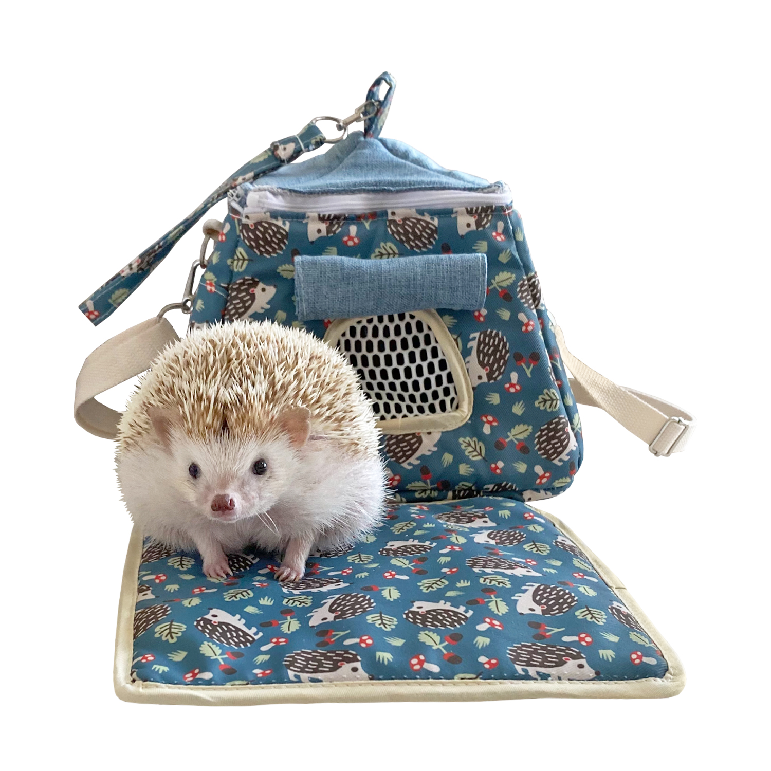 Portable Small Animal Carry Bag House Bed for Hedgehog Sugar Glider Guinea Pig Ferret Squirrel