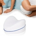 thumbnail image 2 of AMONIDA Knee Pillow,Heart Shaped Leg Pillow Memory Foam Breathable Pressure Fatigue Pain Relief For Back Knee Leg Support,Pressure Relief Pillow, 2 of 7